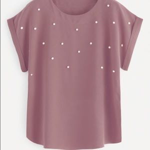 Perlita pearl blouse